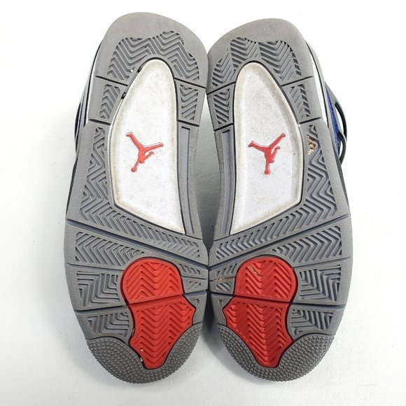 Nike Air Jordan 4 Retro BG Winterized Loyal Blue Boys Shoes Youth Size 4.5Y Kids - Picture 5 of 11